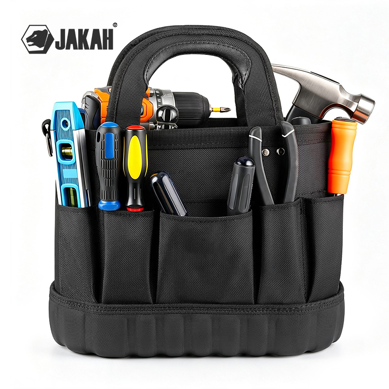 Shoulder Bag Structured - JAKAH Alet Çantaları, Oval Siyah Alet