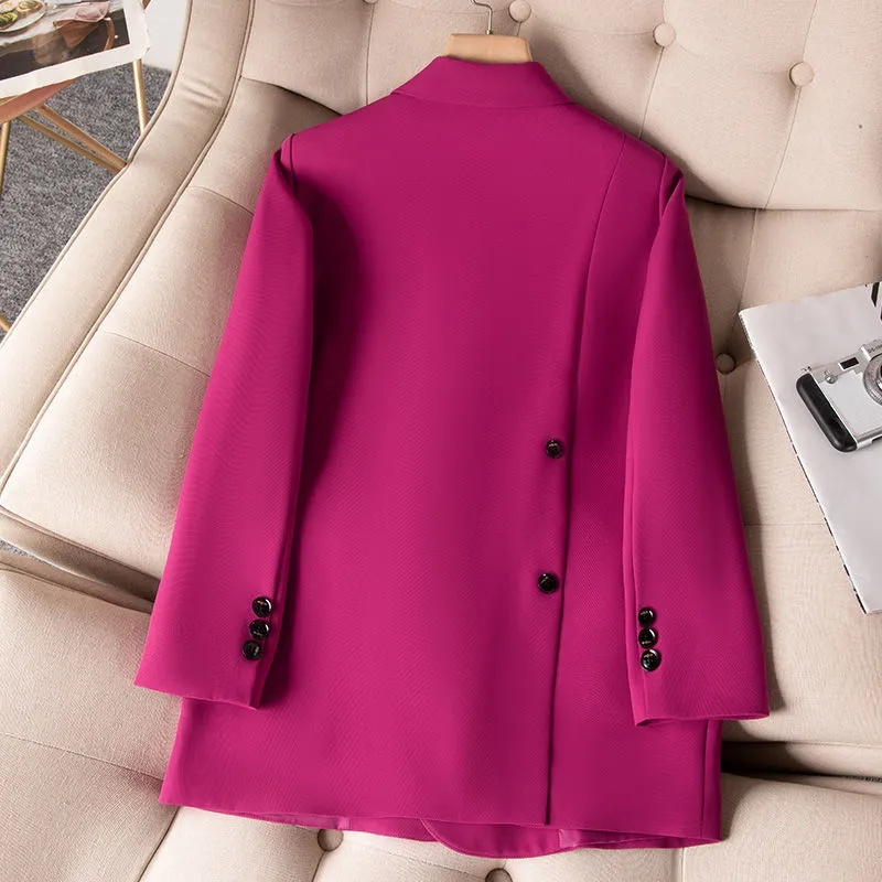 Women Formal Wear Winter - Bayanlar resmi Blazers 2023 yeni gül