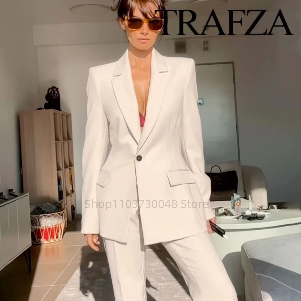 Women'S Formal Wear Pants Suit - Moda Ofis Bayanlar Blazer ve Pantolon