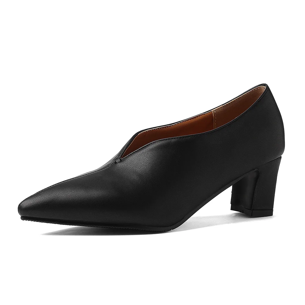 Yepyeni Sivri Burun Siyah Gri  - Women Formal Wear For Office incelemesi ve fiyatı