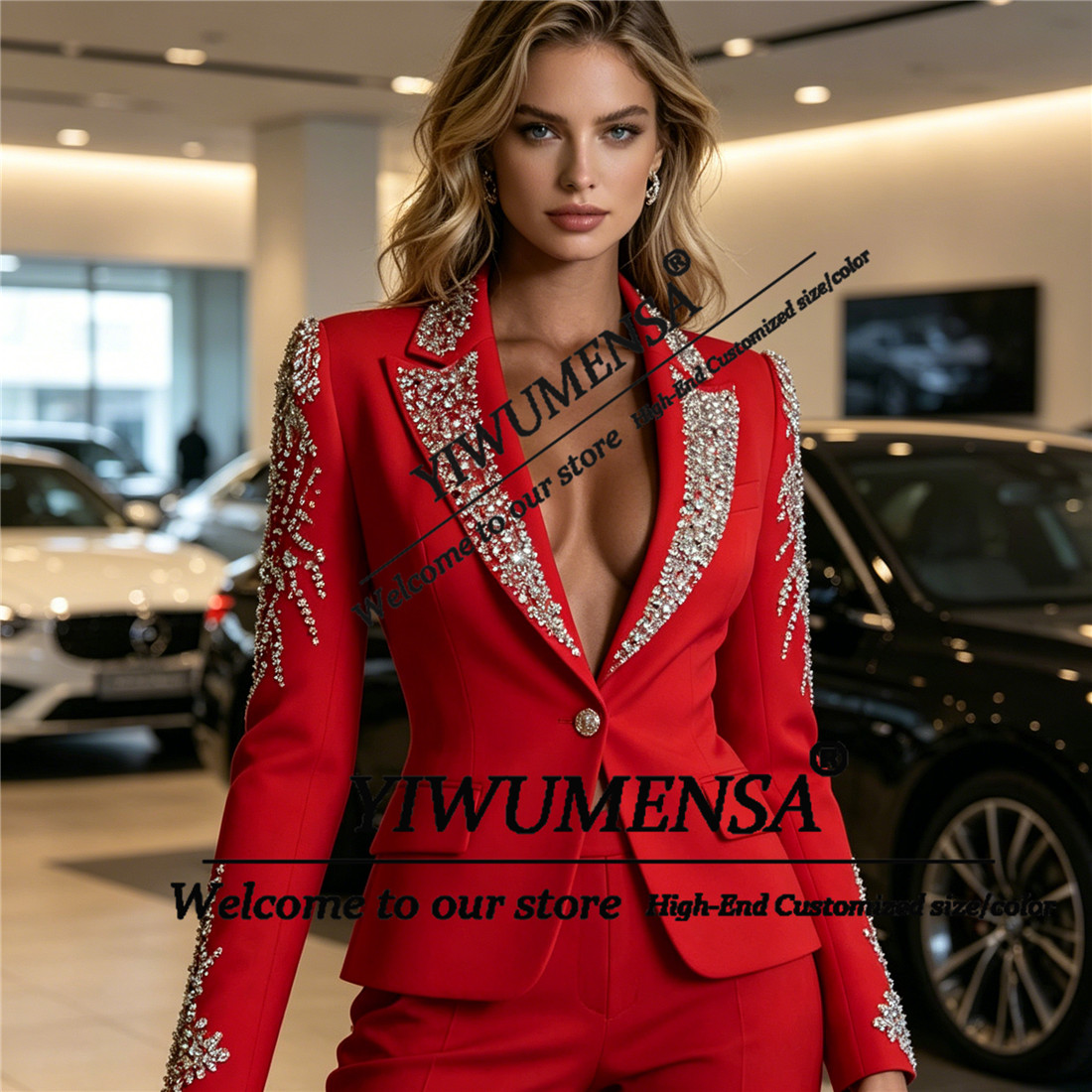 Lüks Kadın Takım Elbise 2 Parç - Women'S Formal Wear Pants Suit incelemesi ve fiyatı
