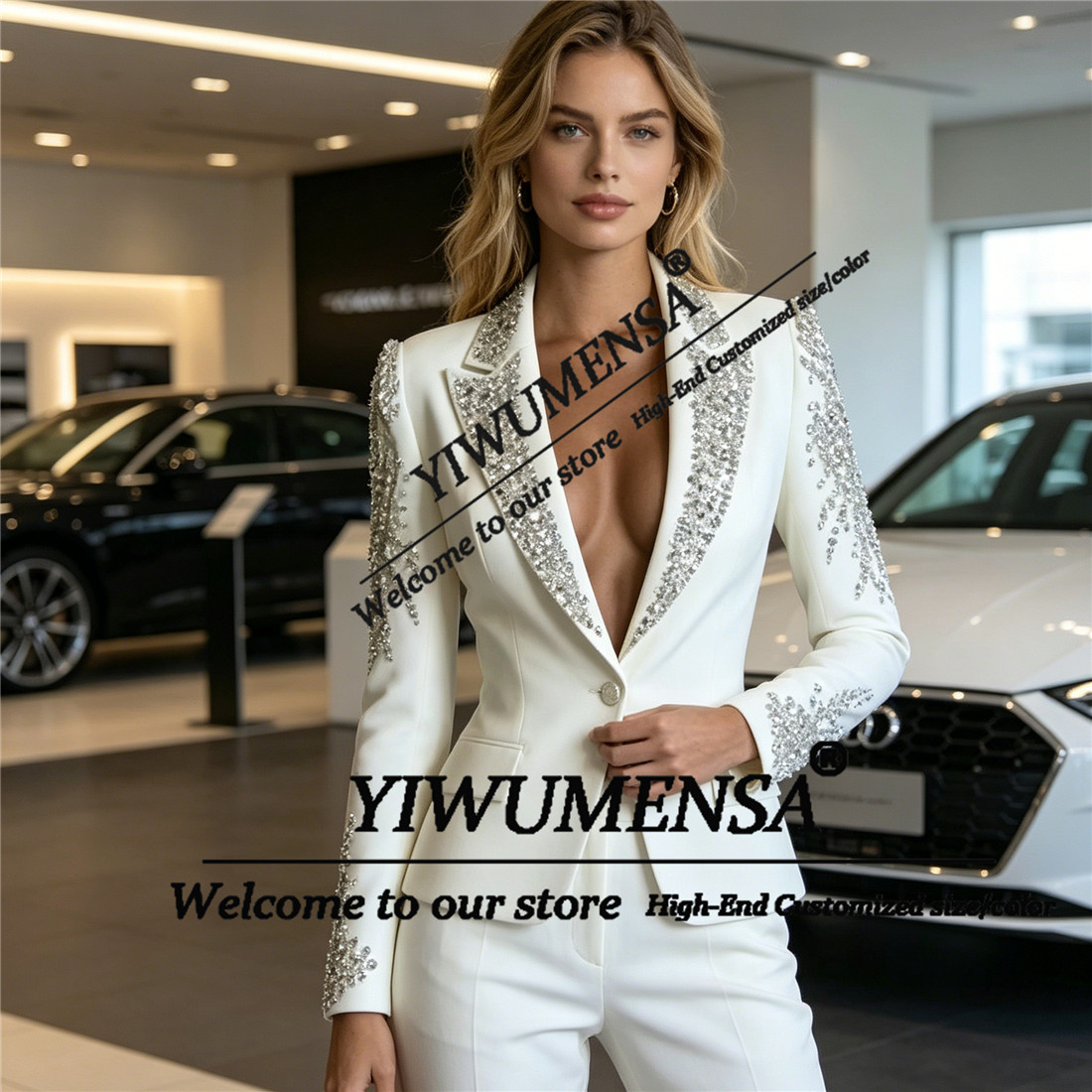 Lüks Kadın Takım Elbise 2 Parç - Women'S Formal Wear Pants Suit incelemesi ve fiyatı