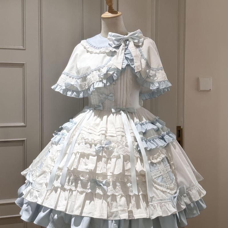 Japon Cosplay Lolita 2 Parça E - Shift Dress Sleeveless incelemesi ve fiyatı
