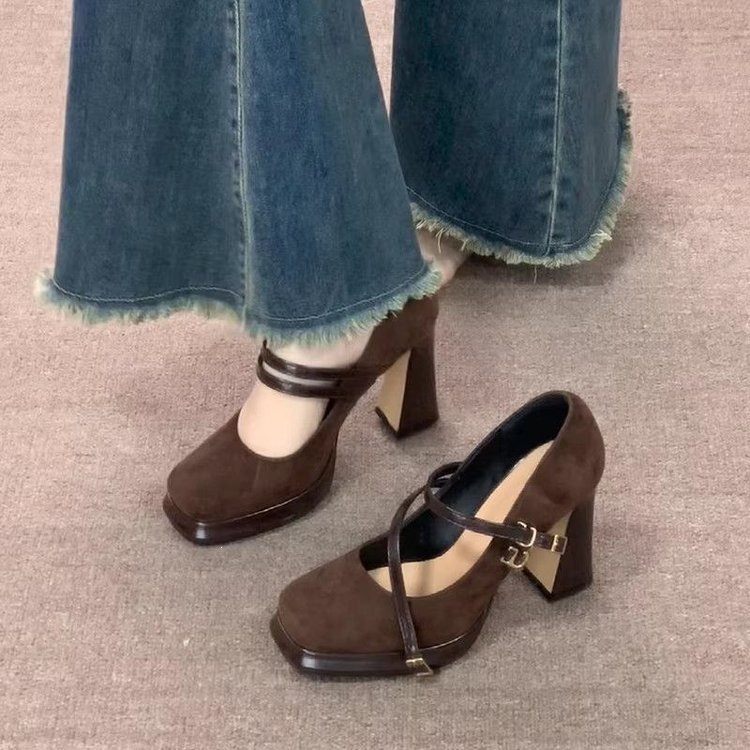 Vintage Kalın Topuklu Kadın Ma - Women Formal Wear For Office incelemesi ve fiyatı