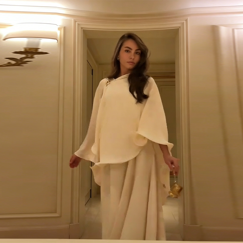 Romantik Zarif Şal Elbise Seti - Women Formal Wear Set incelemesi ve fiyatı