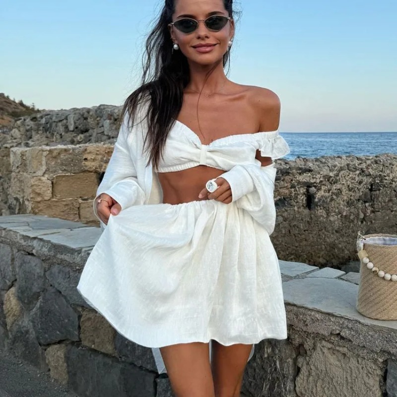 Tank Top Kabarık Mini Etek Iki - Shift Dress Sleeveless incelemesi ve fiyatı