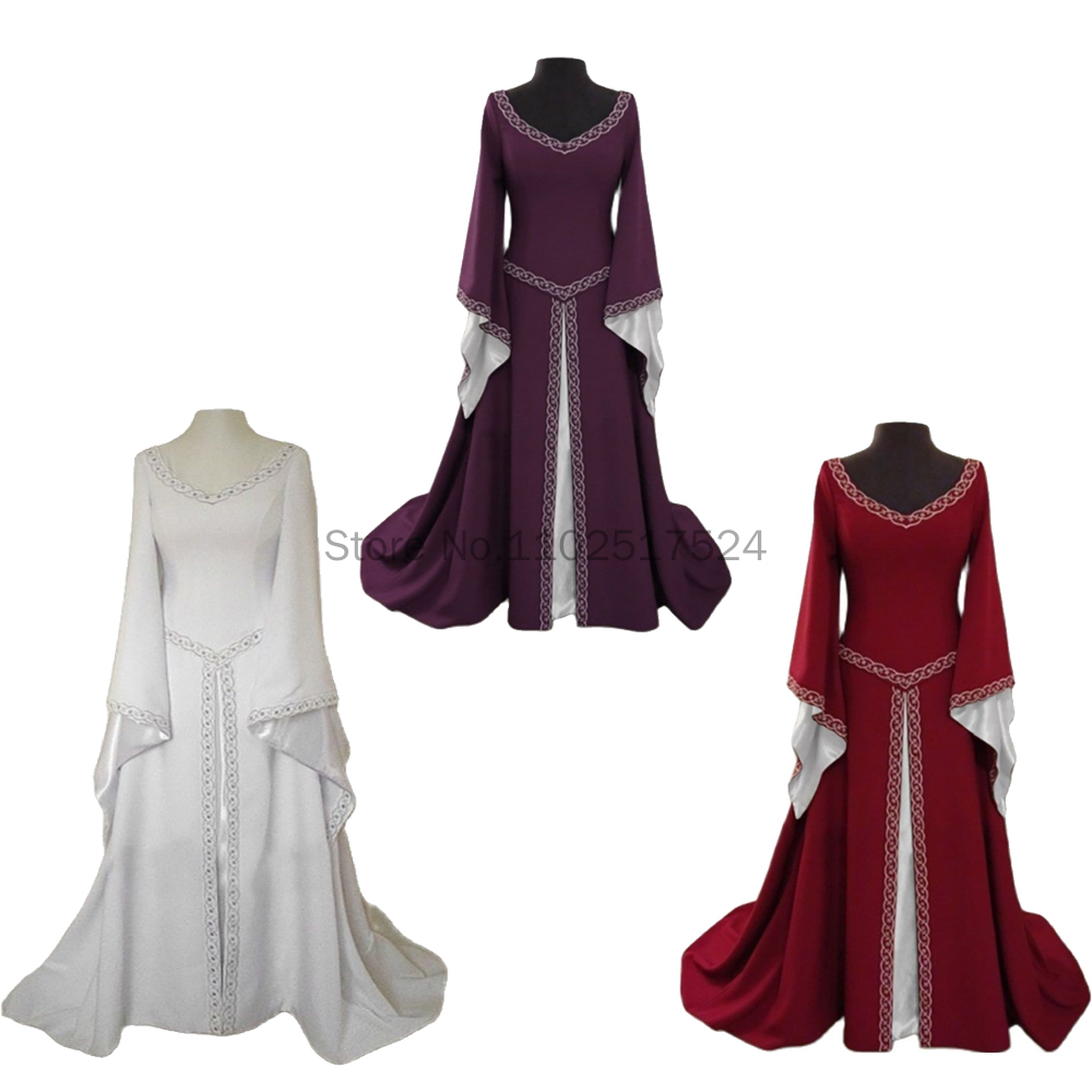 Bayan Ortaçağ Rönesans Beyaz D - Women'S Formal Wear Wedding incelemesi ve fiyatı