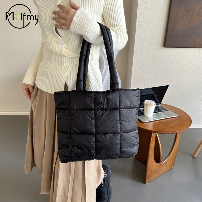 Kadınlar için kış yastıklı omu - Shoulder Bag Structured incelemesi ve fiyatı