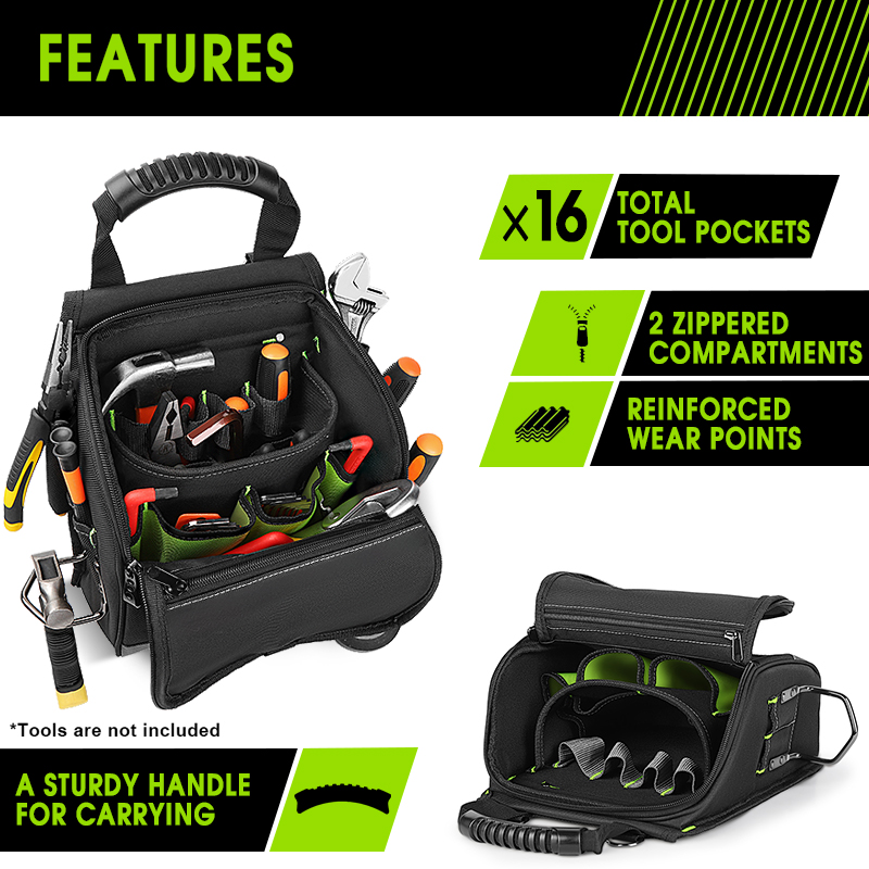 JAKAH Profesyonel Elektrikçi A - Shoulder Bag Structured incelemesi ve fiyatı