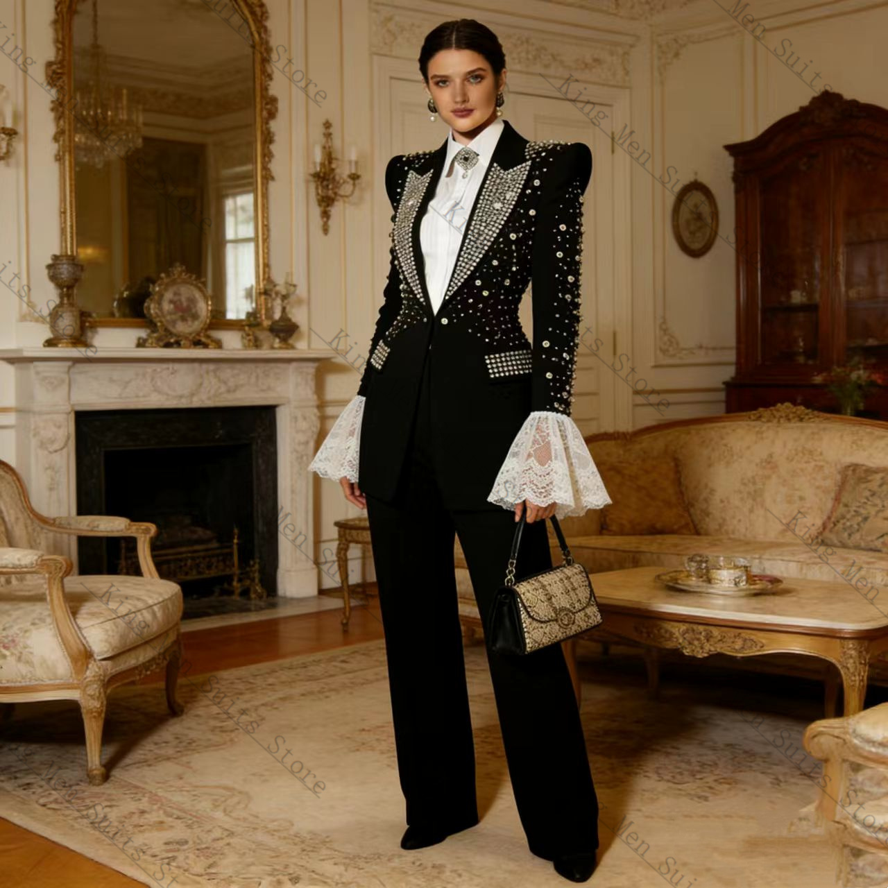 Kristaller Siyah Kadın Takım E - Women Formal Wear Black incelemesi ve fiyatı