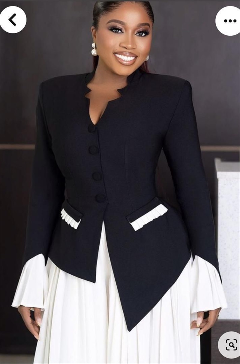 Beyaz Siyah Kadın Takım Elbise - Women Formal Wear Black incelemesi ve fiyatı