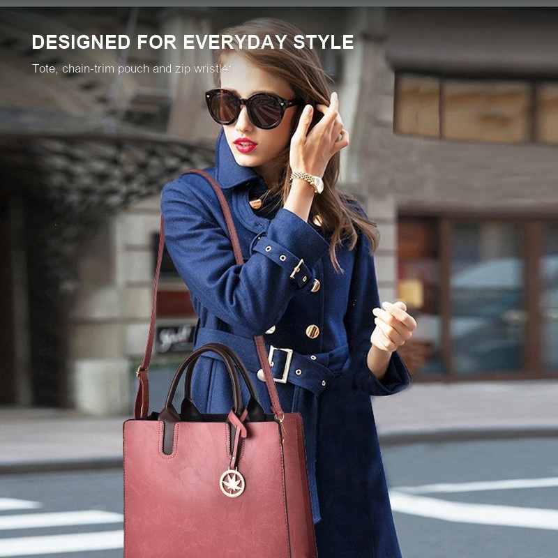 Kadın 3 Parçalı Çanta Seti Büy - Shoulder Bag Structured incelemesi ve fiyatı