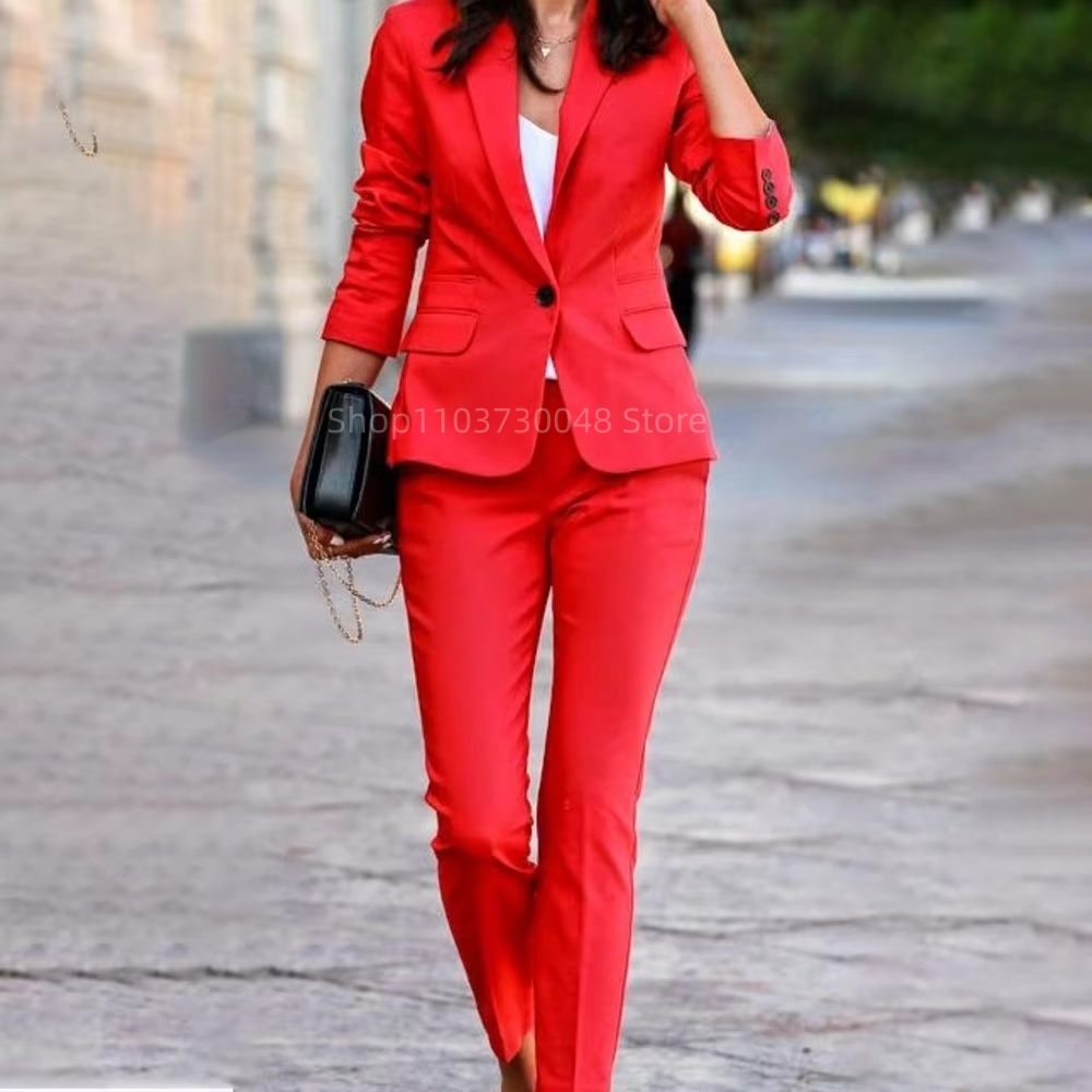 Moda Ofis Bayanlar Blazer ve P - Women'S Formal Wear Pants Suit incelemesi ve fiyatı