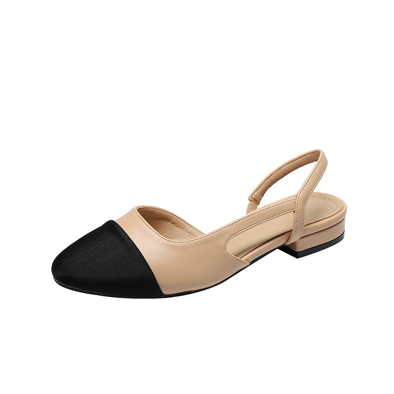 Patchwork Deri Arkası Açık Isk - Slingback Heel Formal incelemesi ve fiyatı